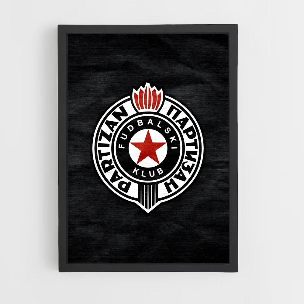 Poster Esprit Partizan – affiche Basketball (vue 2)